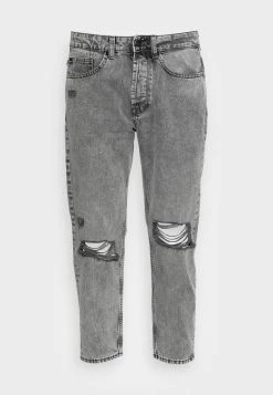 Only & Sons ONSAVI BEAM CROP GREY - Straight Leg Jeans - Grey Denim -Only & Sons shop 670c99c32da24757a7e518c544113e69