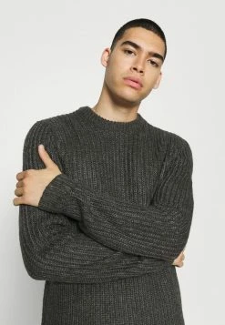 Only & Sons ONSNAZLO CREW NECK - Jumper - Dark Grey Melange -Only & Sons shop 673698e7833545689f00a22e063e5fe2