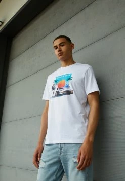 Only & Sons ONSVICE TEE - Print T-shirt - White