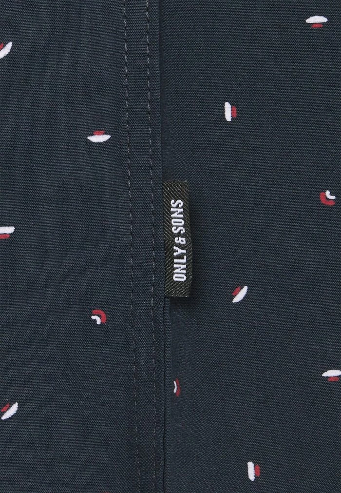 Only & Sons ONSSANE DITSY - Shirt - Dark Navy 7 Only & Sons ONSSANE DITSY - Shirt - Dark Navy - Image 5