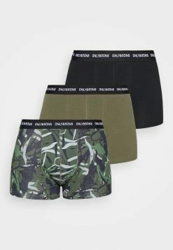 Only & Sons ONSKASPER TRUNKS 3 PACK - Pants - Olive Night -Only & Sons shop 6c77a17d484d44f5b253218bc4fce499