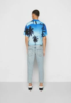 Only & Sons ONSAVI BEAM CROP DAMAGE - Jeans Tapered Fit - Blu -Only & Sons shop 6c981d79c9cc4d4ea4b715fc57e16ce8