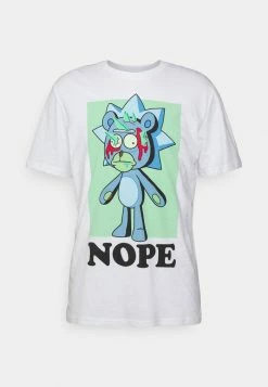 Only & Sons ONSRICKNMORTY TEE UNISEX - Print T-shirt - Bright White