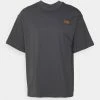 Only & Sons ONSTROY TEE UNISEX - Print T-shirt - Grey Pinstripe