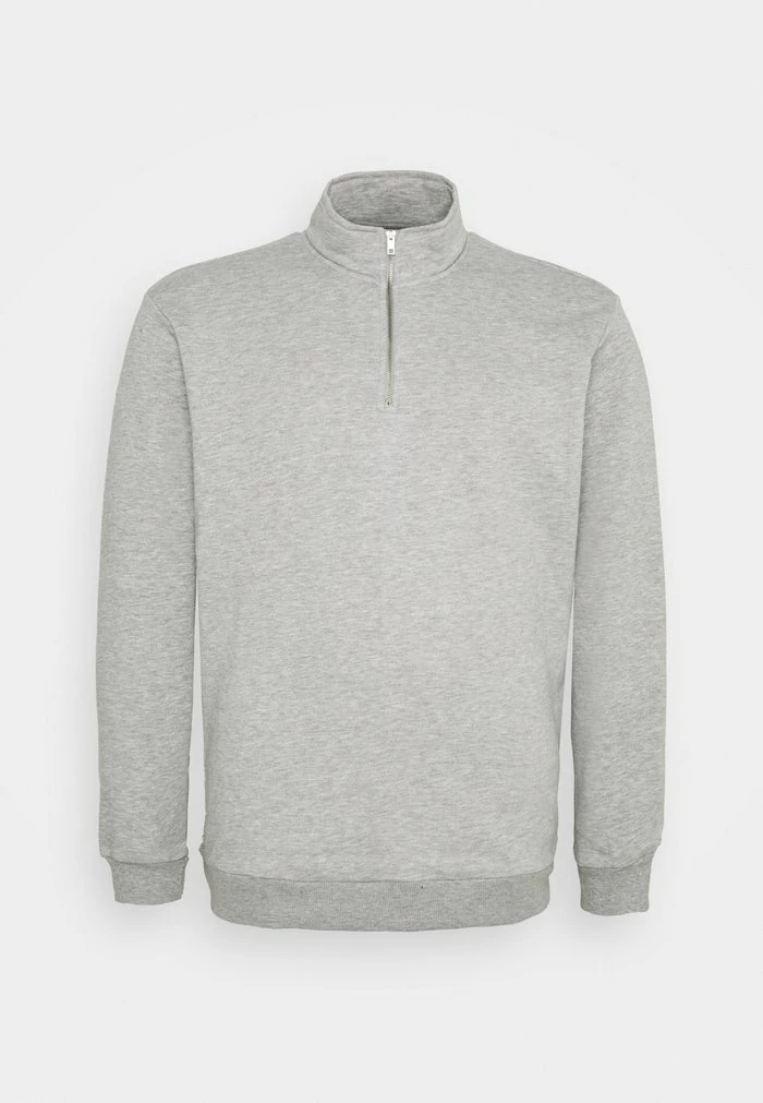 Only & Sons ONSCERES LIFE HALF ZIP - Sweatshirt - Light Grey Melange 3 Only & Sons ONSCERES LIFE HALF ZIP - Sweatshirt - Light Grey Melange
