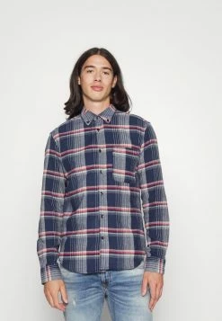 Only & Sons ONSTAM CHECK SHIRT - Shirt - Dark Navy/red/white