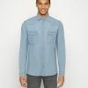 Only & Sons ONSSILAS LIFE CHAMBRAY - Shirt - Light Blue Denim