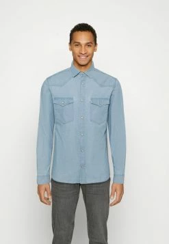 Only & Sons ONSSILAS LIFE CHAMBRAY - Shirt - Light Blue Denim