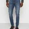 Only & Sons ONSDRAPER CARROT DAMAGE - Slim Fit Jeans - Blue Denim