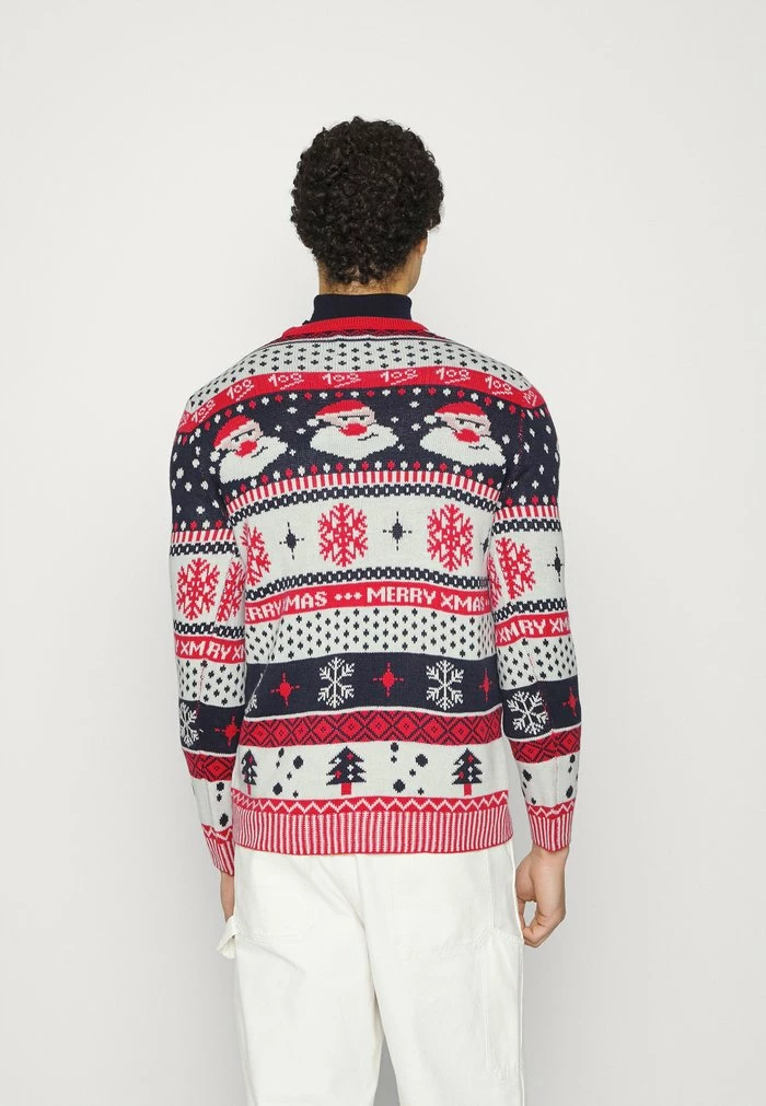 Only & Sons ONSX-MAS MULTI JAQUARD - Jumper - Black 5 Only & Sons ONSX-MAS MULTI JAQUARD - Jumper - Black - Image 3