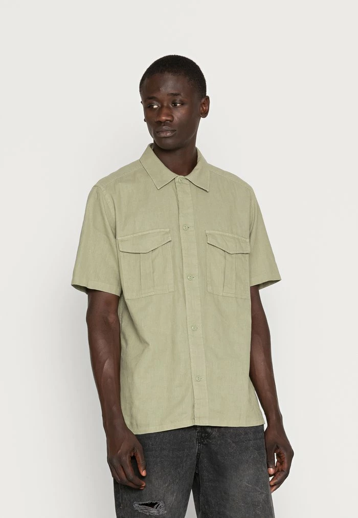 Only & Sons ONSCAIDEN OVERDYE - Shirt - Oil Green 3 Only & Sons ONSCAIDEN OVERDYE - Shirt - Oil Green