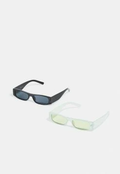 Only & Sons ONSSUNGLASSES 2 PACK UNISEX - Sunglasses - Black/green