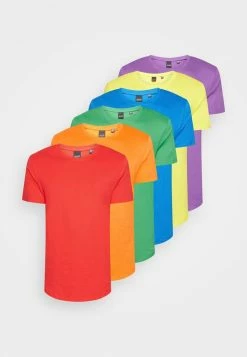 Only & Sons ONSMATT LONGY 6 PACK - Basic T-shirt - Tomato -Only & Sons shop 763c47ad8f94436fbbd1ea1a6c6bbea8