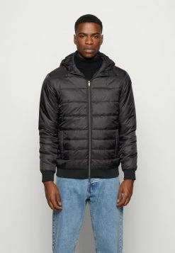 Only & Sons ONSKOBE QUILTED HOOD - Light Jacket - Black