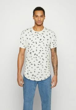 Only & Sons ONSTIMMY LONGY TEE - Print T-shirt - Star White