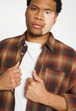 Only & Sons ONSLUCA LIFE TWILL CHECK - Shirt - Kangaroo -Only & Sons shop 77da6b59538344b38d8c304149f0ded5