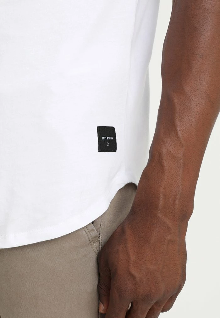 Only & Sons ONSMATT LIFE LONGY TEE 7 PACK - Basic T-shirt - White/black/light Grey Melange 9 Only & Sons ONSMATT LIFE LONGY TEE 7 PACK - Basic T-shirt - White/black/light Grey Melange - Image 7