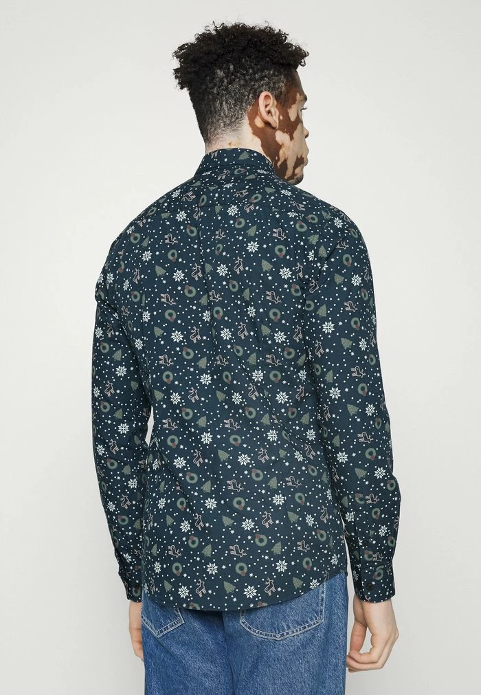 Only & Sons ONSXMAS MADO - Shirt - Dress Blues 5 Only & Sons ONSXMAS MADO - Shirt - Dress Blues - Image 3