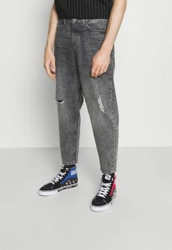 Only & Sons ONSCONE LIFE CROP - Relaxed Fit Jeans - Grey Denim