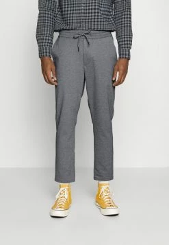 Only & Sons ONSLINUS PANT CROP - Trousers - Medium Grey Melange