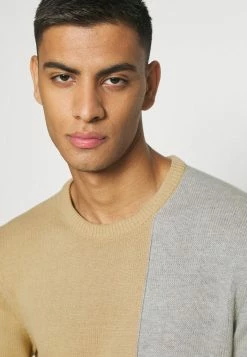 Only & Sons ONSWILD BLOCKING - Jumper - Incense -Only & Sons shop 7f89cb00655f4ec1af2dd599d28540be