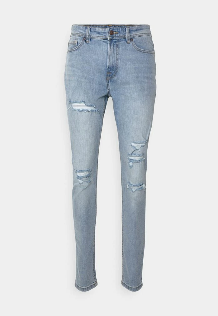 Only & Sons ONSDRAPER TAP DAMAGE - Slim Fit Jeans - Blue Denim 3 Only & Sons ONSDRAPER TAP DAMAGE - Slim Fit Jeans - Blue Denim