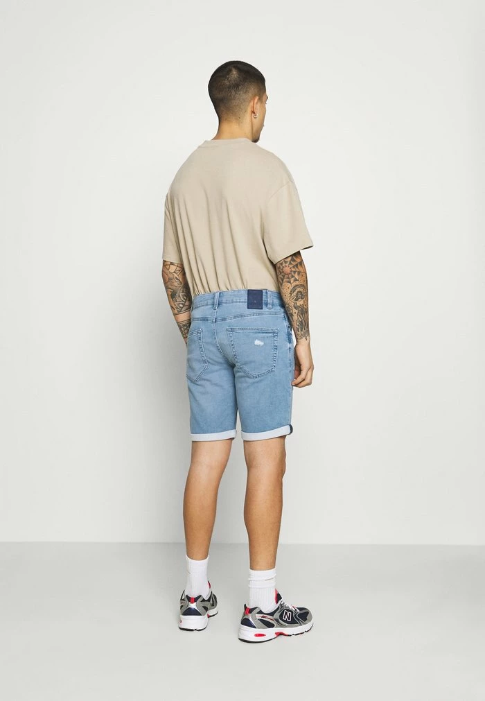 Only & Sons ONSPLY LIFE - Denim Shorts - Blue Denim 5 Only & Sons ONSPLY LIFE - Denim Shorts - Blue Denim - Image 3