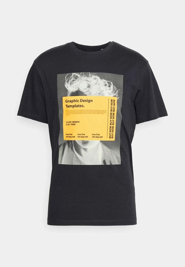 Only & Sons ONSCODY LIFE TEE - Print T-shirt - Dark Navy 6 Only & Sons ONSCODY LIFE TEE - Print T-shirt - Dark Navy - Image 4