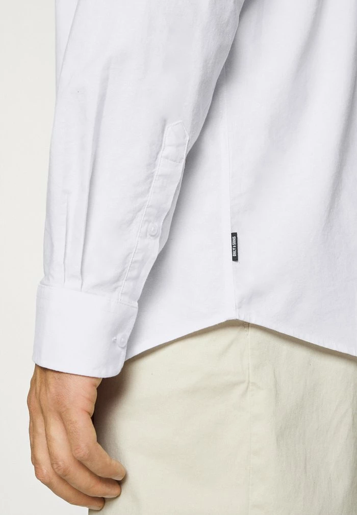 Only & Sons ONSALVARO LIFE OXFORD - Shirt - White 10 Only & Sons ONSALVARO LIFE OXFORD - Shirt - White - Image 8