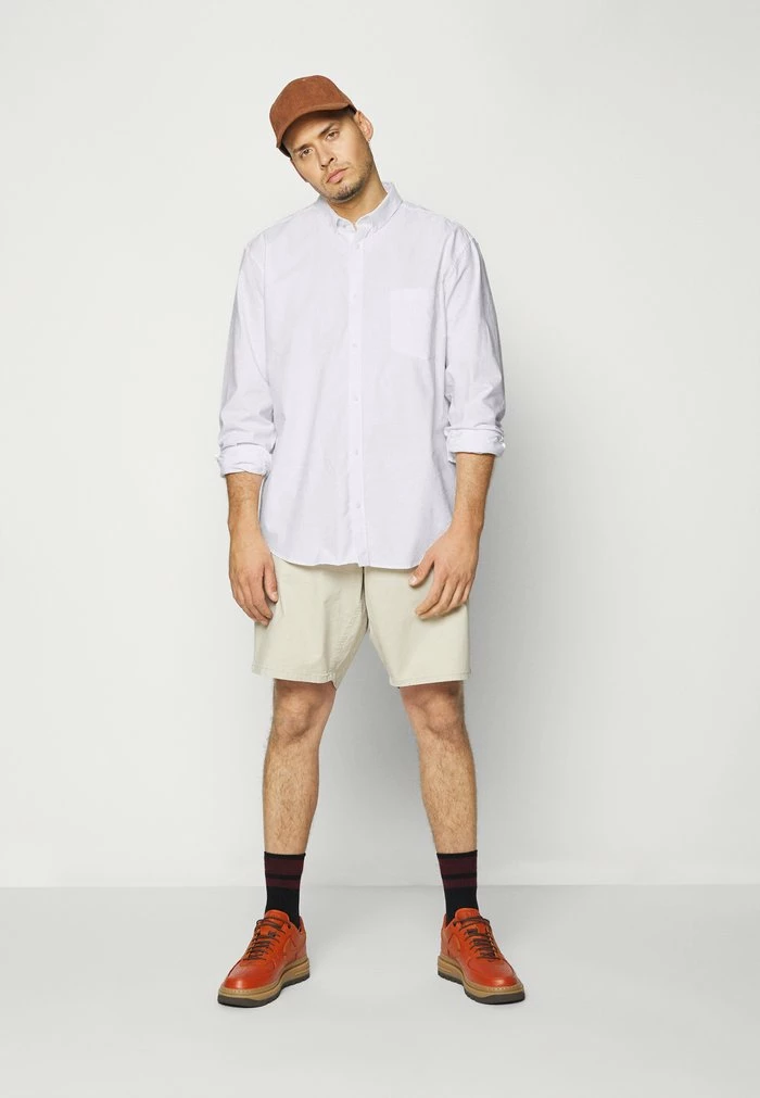 Only & Sons ONSALVARO LIFE OXFORD - Shirt - White 8 Only & Sons ONSALVARO LIFE OXFORD - Shirt - White - Image 6