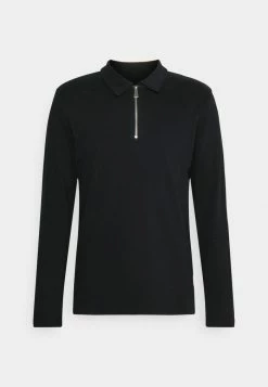 Only & Sons ONSVOLKER LIFE ZIP - Polo Shirt - Black -Only & Sons shop 84bba6f589834a27a79580dde891f1e7