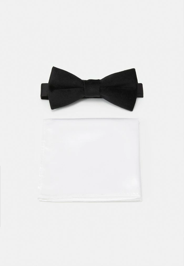 Only & Sons ONSTBOX THEO BOW TIE HANKERCHIEF SET - Pocket Square - Black/white 4 Only & Sons ONSTBOX THEO BOW TIE HANKERCHIEF SET - Pocket Square - Black/white - Image 2