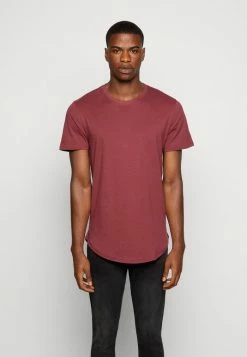 Only & Sons ONSMATT LONGY TEE 3 PACK - Basic T-shirt - Burgundy -Only & Sons shop 8650f650e96a4694bc9621f27033d523