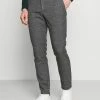 Only & Sons ONSMARK PANTS CHECK - Trousers - Medium Grey Melange