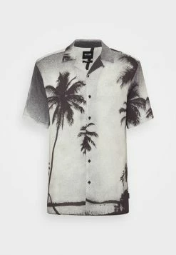 Only & Sons ONSBANE LIFE PALM SHIRT - Shirt - Black -Only & Sons shop 87b55b7f600d4b1281ac37889f88fe79