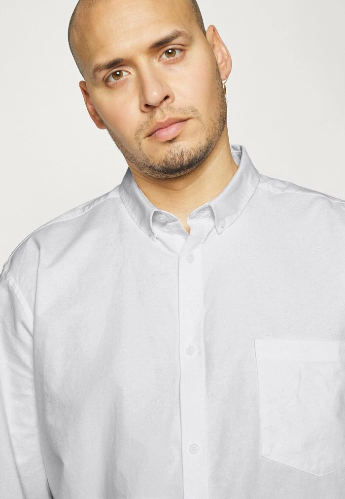 Only & Sons ONSALVARO LIFE OXFORD - Shirt - White 9 Only & Sons ONSALVARO LIFE OXFORD - Shirt - White - Image 7