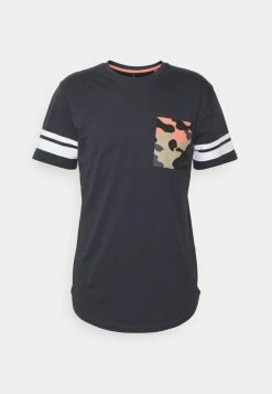 Only & Sons ONSTYLER LONGY POCKET TEE - Print T-shirt - Dark Navy