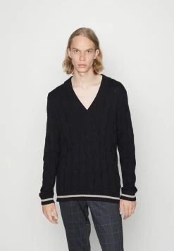 Only & Sons ONSPHILIP STRAIGHT CABLE - Jumper - Dark Navy