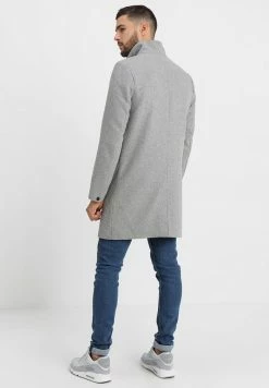 Only & Sons ONSOSCAR COAT - Classic Coat - Light Grey Melange -Only & Sons shop 8bb5c6bc5a0047669bc8a873aaf3b0ba