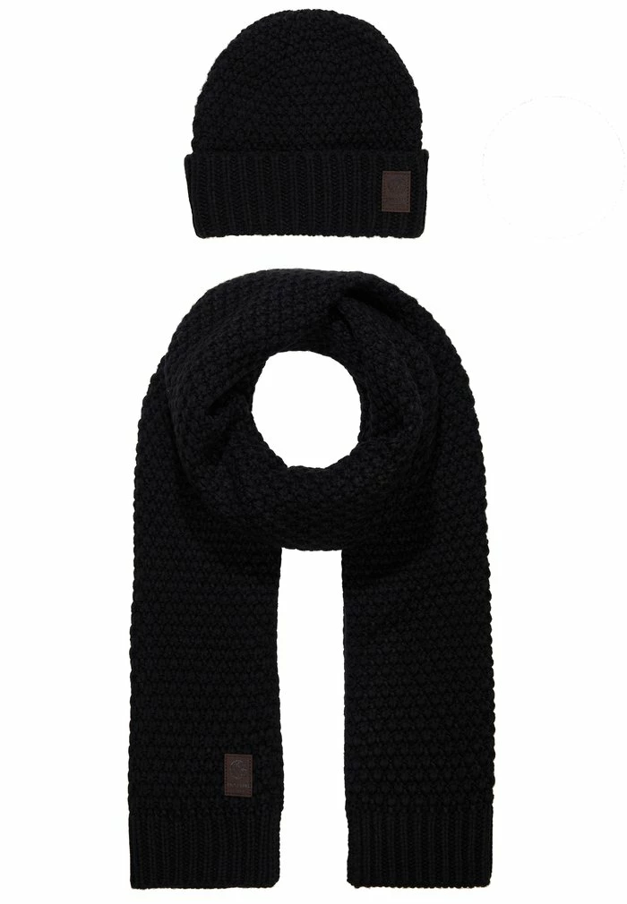 Only & Sons ONSCENZ BOX SCARF BEANIE SET - Scarf - Black 4 Only & Sons ONSCENZ BOX SCARF BEANIE SET - Scarf - Black - Image 2