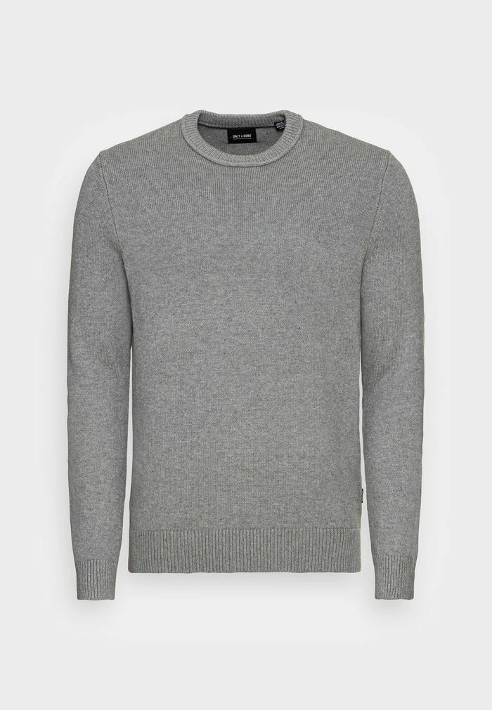Only & Sons ONSLEE - Jumper - Medium Grey Melange 3 Only & Sons ONSLEE - Jumper - Medium Grey Melange