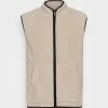 Only & Sons ONSREMY WALLPAPER ZIP VEST - Waistcoat - Silver-coloured