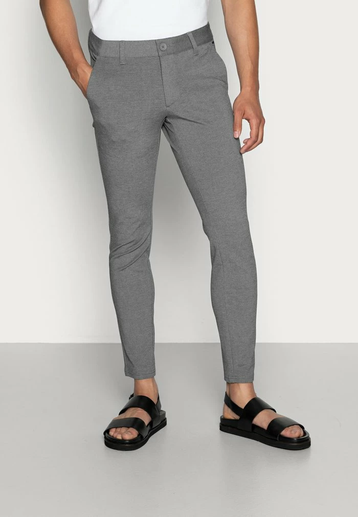 Only & Sons ONSMARK PANT - Chinos - Medium Grey Melange 3 Only & Sons ONSMARK PANT - Chinos - Medium Grey Melange