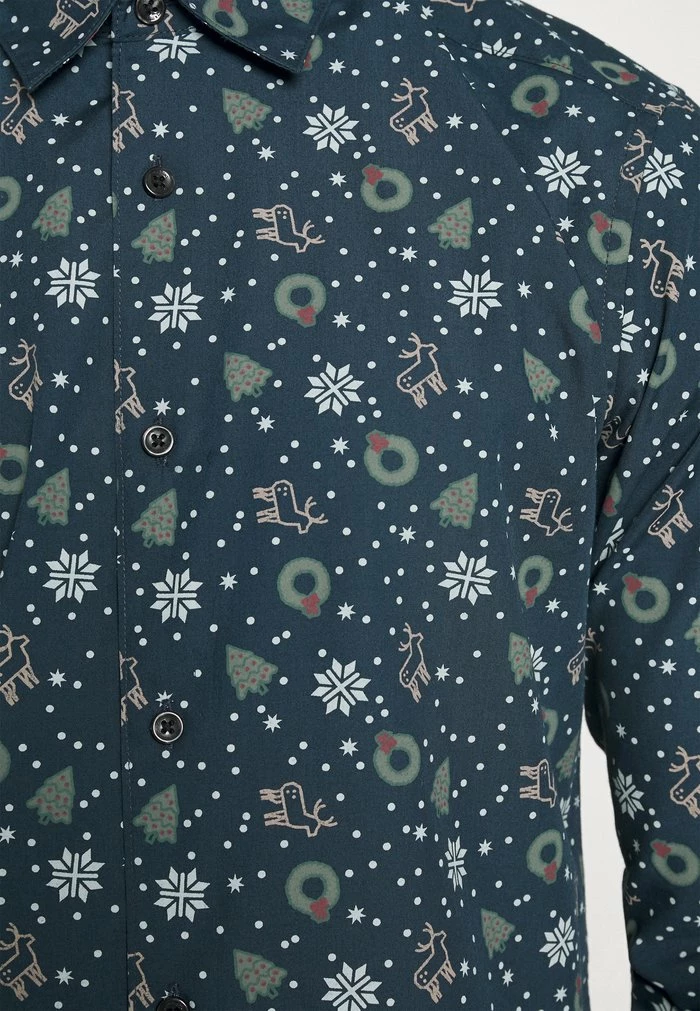 Only & Sons ONSXMAS MADO - Shirt - Dress Blues 10 Only & Sons ONSXMAS MADO - Shirt - Dress Blues - Image 8