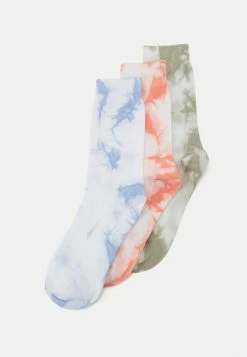 Only & Sons ONSNICK TIE DYE TENNIS SOCKS 3 PACK - Socks - Dusty Olive