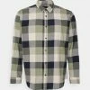 Only & Sons ONSGUDMUND UNBRUSHED CHECK SHIRT - Shirt - Hedge Green -Only & Sons shop 90e0585551404f299409acdc8ed79724