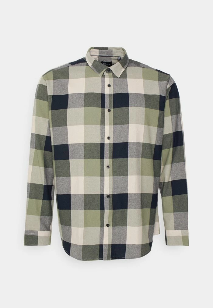 Only & Sons ONSGUDMUND UNBRUSHED CHECK SHIRT - Shirt - Hedge Green 3 Only & Sons ONSGUDMUND UNBRUSHED CHECK SHIRT - Shirt - Hedge Green