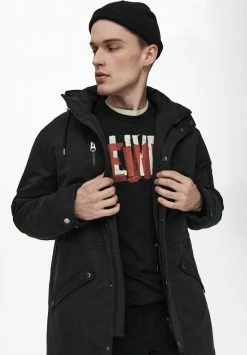 Only & Sons ONSKLAUS WINTER - Parka - Black -Only & Sons shop 92b1f5bce68a4b37aaaab02da1eadf83