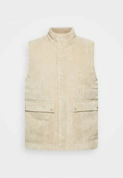 Only & Sons ONSCASH PUFFER VEST - Waistcoat - Chinchilla -Only & Sons shop 92ee54d7ddfa4c03b3f6285bf4663800