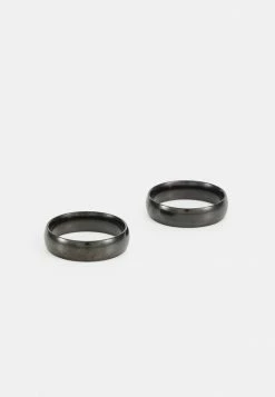 Only & Sons ONSCALEB UNISEX 2 PACK - Ring - Black